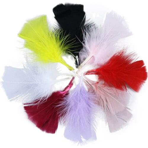 100 Pcs/Lot Turkey Feathers For Diy Wedding Home Party Dress Decoration Accessories 2-5 Inches/5-12 CM Natural Plume Crafts