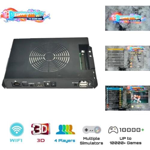 3D Pandora SAGA Wifi TV Game Box 3000 IN 1 Home PCB Board Game Built-in Market Retro Arcade Games Wifi Download