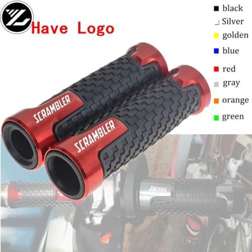 7/8 "22mm motorcycle accessories handle CNC grip bar ends for DUCATI Scrambler 2015 2016 Scrambler Cafe Racer 2017