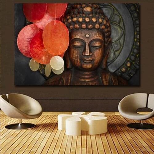 5D DIY Diamond Painting Vivid Buddha Face Full Drill Cross Stitch Kits Mosaic Rhinestone Picture Embroidery Home Decor