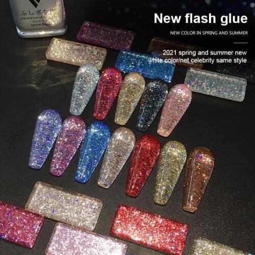 Diamond Glue Nail Art Crystal Diamond Powder Long Lasting Nail Polish Nail Glue Decoration Bengdi Cats Eye Nail Polish TSLM1