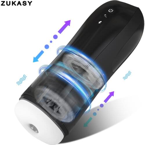 Thrusting Automatic Male Masturbator Sex Toys For Men Handfree Mastubator Man Vaginal Masturbation Intimate Goods for Adults 18