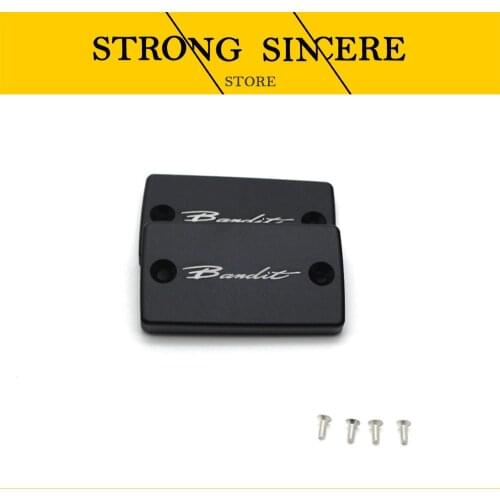 Free delivery Motorcycle CNC Front Brake Fluid Reservoir Cover Cap For Suzuki Bandit