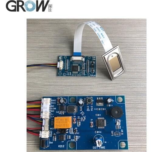 GROW K212+R303 Switch Power Supply K212 Fingerprint Control Board +R303 Capacitive Fingerprint Access Control