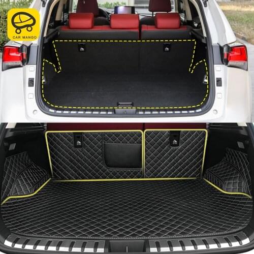 CarManGo For Lexus NX 200 200t 300 300h 2014-2020 Car Accessories Trunk PU Mat Pad Tray Carpet Cushion Cargo Liner Decoration