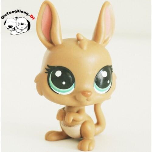 CW055 Pet Shop Animal Yellowish rabbit doll action Figure