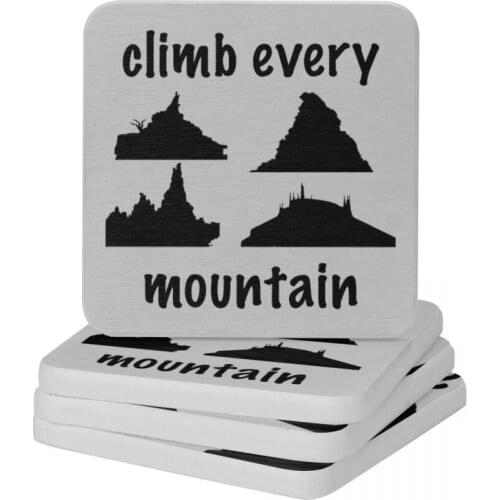 Mountains Diatomite Square Round Coaster Water Absorption Cup Bonsai Mat Soap Toothbrush Pad Wholesale 10x10cm