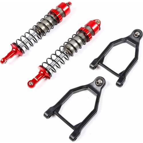 10MM Cnc Metal Front Shock Absorber Set Fit for 1/5 HPI ROVAN ROFUN KM GTB TS BAJA 5B 5T 5SC