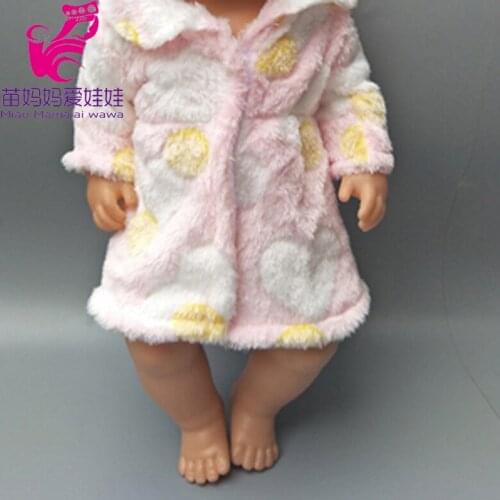 43 Cm Baby Dolls Sleeping Rope Clothes Bathing Set for 18" Doll Outfit Children Girl Gift