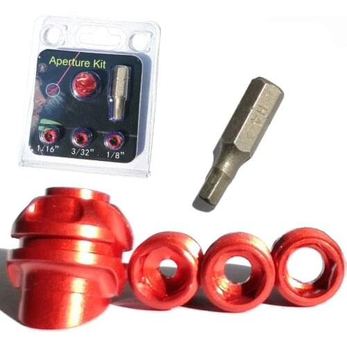 Compound Bow Peep Sight 45 Degree Aperture Kit 1/8 3/32 1/16 inch Inner Core with Wrench Hunting Shooting Bow ArrowEquipment