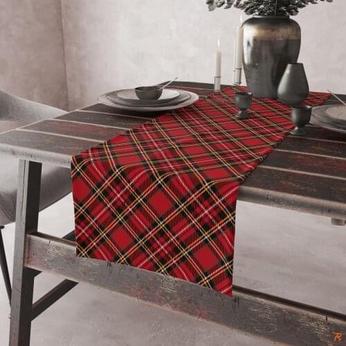 Digital Printing Table Cloth Pattern Easy To Clean Table Decor Runner