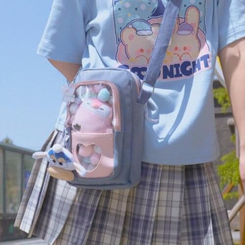 2021 New Mini Crossbody Bags for Women Cute PVC transparent Small clear Ita Bag Cow pattern womens Shoulder Purse for Phone