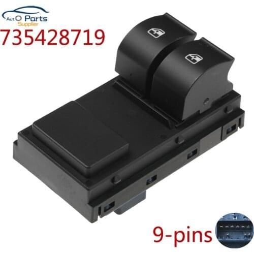 New 735428719 Power Window Control Switch Regulator Button For Fiat Punto 735411027