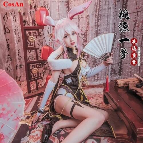 New Game Honkai Impact 3 Yae Sakura Cosplay Costume Fashion Gorgeous New Year Cheongsam Activity Party Role Play Clothing S-L
