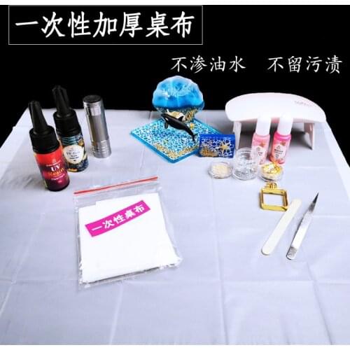 Disposable Tablecloth PVC Plastic Kitchen Tablecloth Oilproof Decorative Waterproof Table Cover