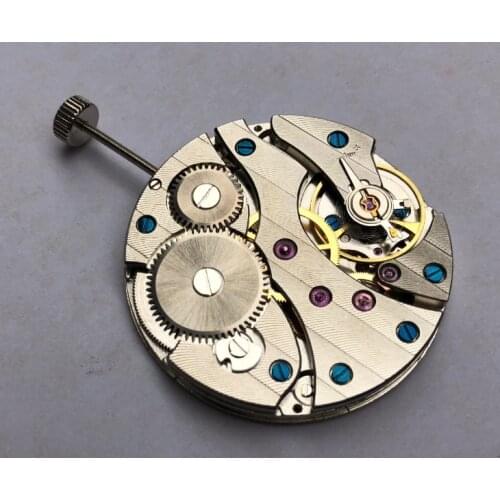 Parnis 17 jewels mechanical 6497 hand-winding Movements fit for Mens watch jx01a