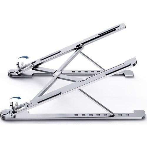 Laptop Stand Bracket Mount Foldable Portable Holder Cooling Rack Aluminum Alloy JR Deals