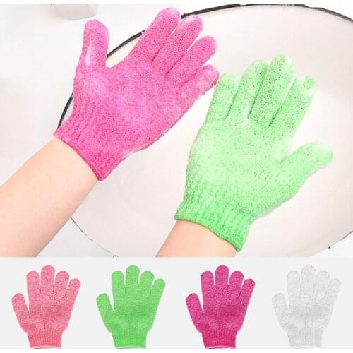 Five Fingers Bath Towel exfoliating Gloves Shower feet Candy Colors Body Wash Skin Spa Scrubber Clean Brush Amenities Multicolor