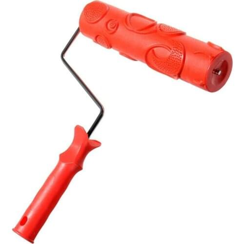 Embossed Paint Roller 10 Inch Rubber Wood Pattern Graining Knurling Tool For Wall Decoration,EG4102T
