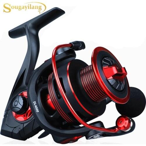 Sougayilang 12+1BB Carp Fishing Reels Right/Left Hand Interchangeable Fishing Reel Saltwater Freshwater Spinning Reel Pesca