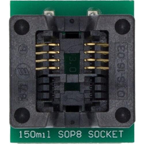 SOIC8 SOP8 to DIP8 EZ Socket Converter Module Programmer Output Power Adapter With 150mil Connector SOIC 8 SOP 8 To DIP 8