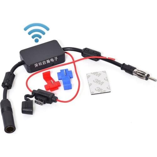 Strengthen Anti-interference Car Radio Antenna Modification Active FM Enhanced Signal Amplifier Navigator General