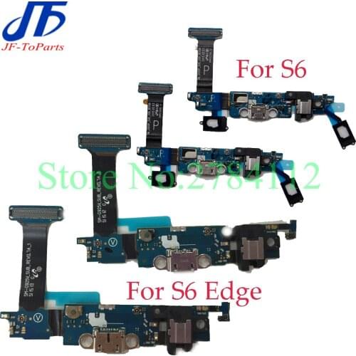 10pcs/lot charging port charger dock usb connector flex cable Ribbon for samsung galaxy s6 G920F G920A G920T G920V G920P