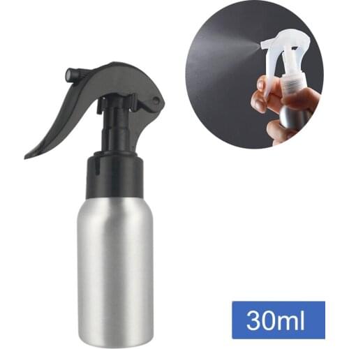 12pcs 30ml 1oz Aluminum Spray Bottle Small Mouse Spray Fine Mist Hand-press Watering Can
