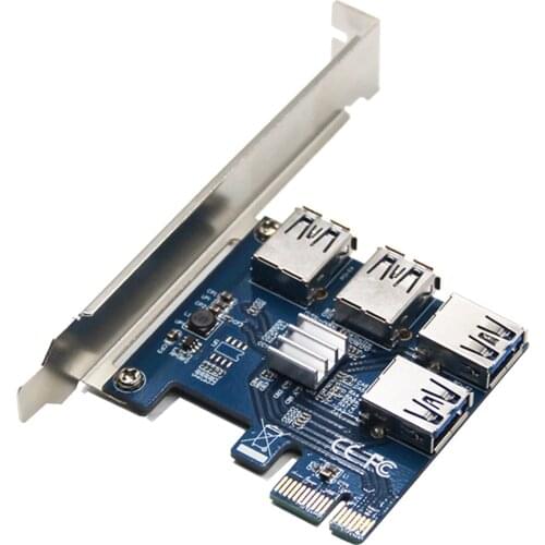 4 Ports USB 3.0 PCI Express Expansion Card PCI Express Adapter Card 4-Ports for