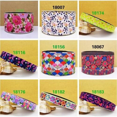 Free shipping 50 yard cartoon printed grosgrain ribbon 18183