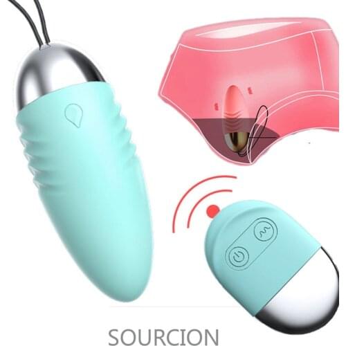 Sourcion 10cm Wireless Jump Egg Vibrator Egg Remote Control Body Massager for Women Adult Sex Toy Sex Product lover games