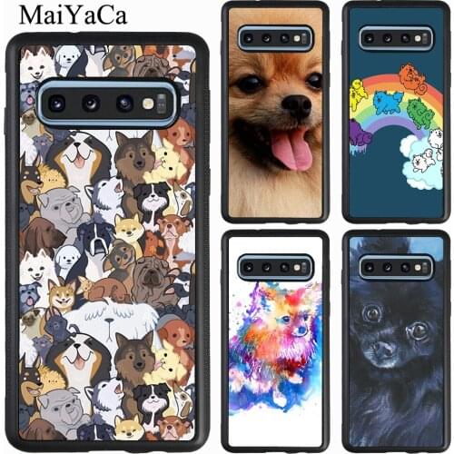 Pomeranian Dog Case For Samsung Galaxy S20 Plus S10 S9 Note 20 Ultra A51 A71 A31 A21S A20e A40 A50 A70 M31