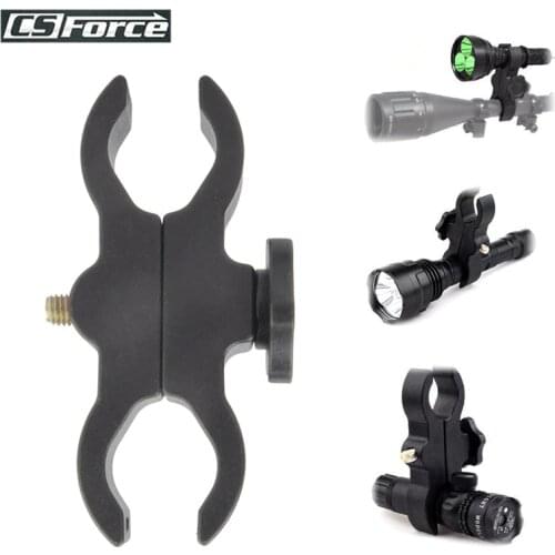 CS Force Barrel Gun Scope Mount Clamp Clip For Flashlight Torch Telescope Sight Laser Bike Mult Gun Scope Hunting Accessories