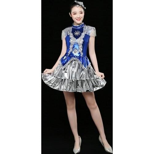 Jazz dance costumes dress clothing clubwear show jazz cheerleading dance costumes hip hop costumes stage dance wear FF1132