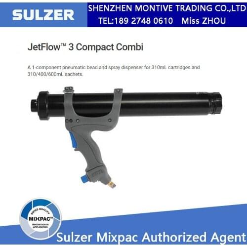 JetFlow 3 Compact Combi A 1-Component Pneumatic Bead And Spray Dispenser For 310mL Cartridges And 310/400/600mL Sachets