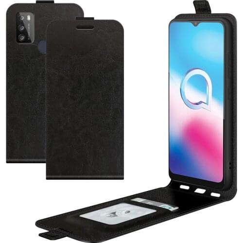For Alcatel 1S 2021 Case Flip Leather Cases For Alcatel 1L 2021 High Quality Vertical Wallet Leather Case For Alcatel 3L 2021