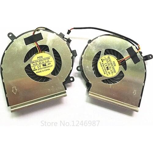 Original New Laptop CPU Cooling Fan for MSI GE72 GE62 PE60 PE70 GL62 GL72 GP62 2QE 6QG MS-1794 MS-1795 PAAD06015SL 3 Pin