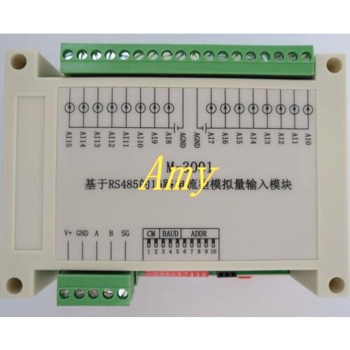 M-3001: RS485 based 16 way current mode input module (4~20mA)