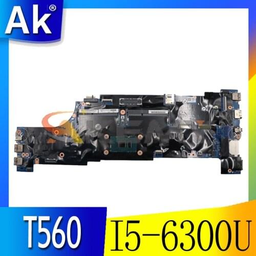 Akemy For Lenovo ThinkPad T560 P50S Laptop Motherboard CPU I5 6300U 100% Test Work FRU 01AY326 01AY306 01AY305 01AY325 01ER003