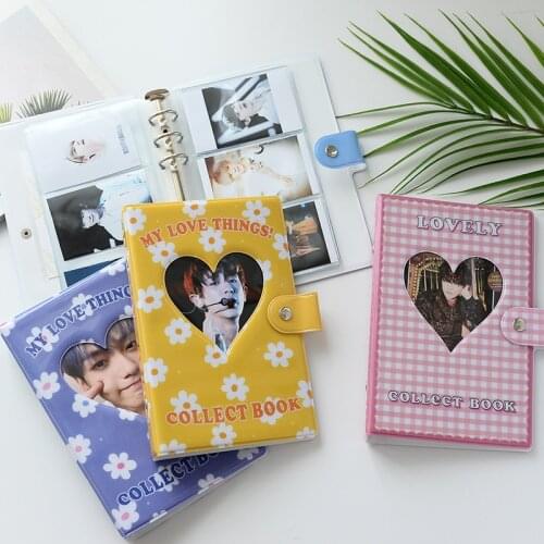MINKYS New Arrival Kawaii A6 Notebook Agenda & DIY Photocards Binder Organizer Collect Book Gift School Stationery