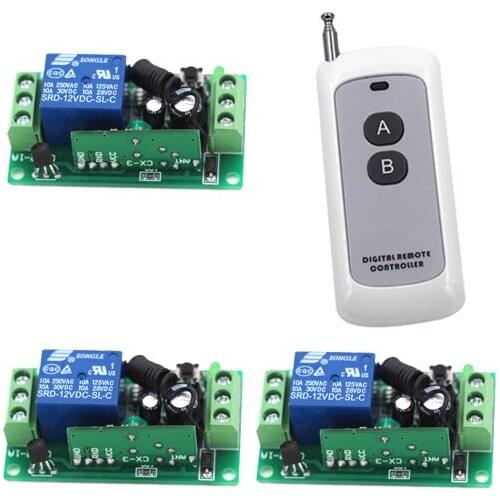 Multifunction Remote Control Switches Receiver Long Range Remote Control Transmitter 500M Receiver +Transmitter with AB Button