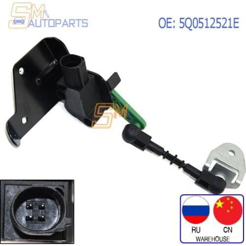 New 5Q0512521E Left Rear Ride Leveling Height Sensor for Audi A3 VW Golf 7 5Q0 512 521E