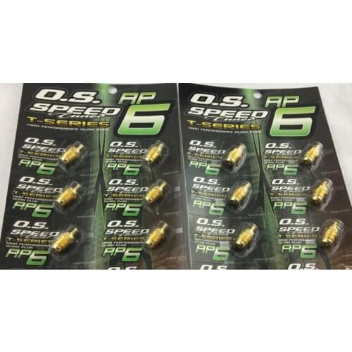 O.S. Speed RP6 Turbo Glow Plug 24K Gold OS 1PC