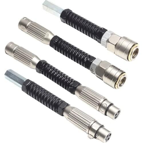 FREDORCH Sex Machine Attachments Optional Suction Cup Vac-U-Lock 3XLR Bendable Spring Connector