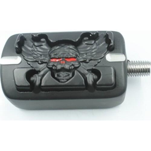 Black Skull Shifter Shift Peg For Harley Softai Softail Springer FXSTS EFI FXSTSI