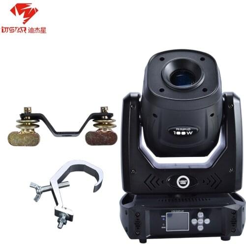 LED Moving Head Gobo Light 100W Spot DMX Stage Wash Equipment 3 Prisms 15 Pattens KTV DJ Club Wedding Hall Ball Fighting Arena