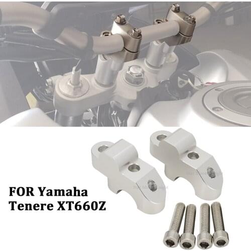 FOR YAMAHA XT660Z Tenere XT 660Z motorcycle accessories handlebar riser clamp Handlebar Riser Barback For 22mm 7/8" Handlebar