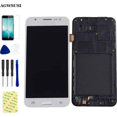 For Samsung J5 2015 LCD Screen J500 J500F J500FN Display Touch Screen Panel Assembly Frame for J500M J500H Digitizer Replacement