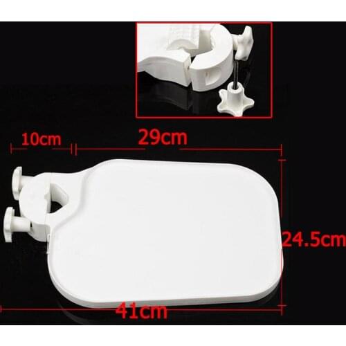 1Pc Dental Plastic Post Mounted Shelf Tray Table Dentistry Chair Accessories for Dental Chair unit