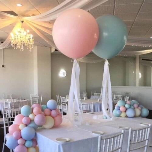 10PCS/10 Inch/18 Inch Macarons Color Latex Balloons Holiday Wedding Supplies Wedding Room Layout Opening Celebration Decoration